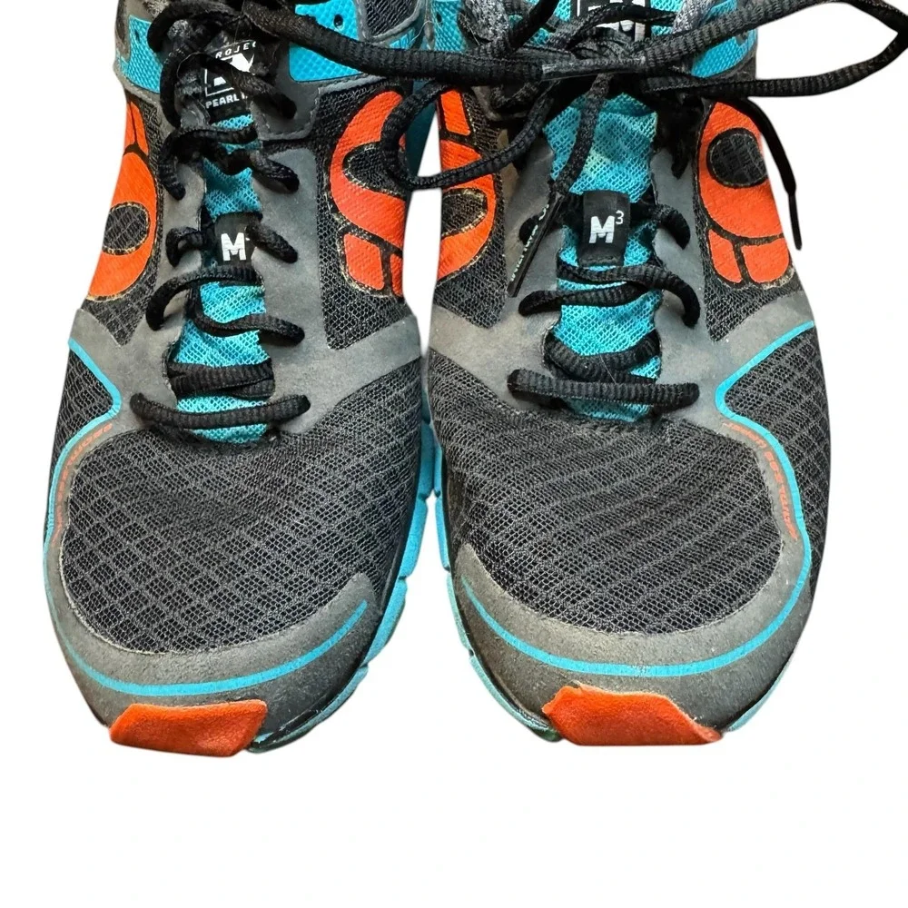 Pearl Izumi EM Road M3 Shoes Mens Size 8.5 Gray Blue Orange‎ Running Sneakers